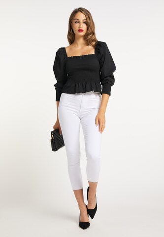 faina Blouse in Zwart