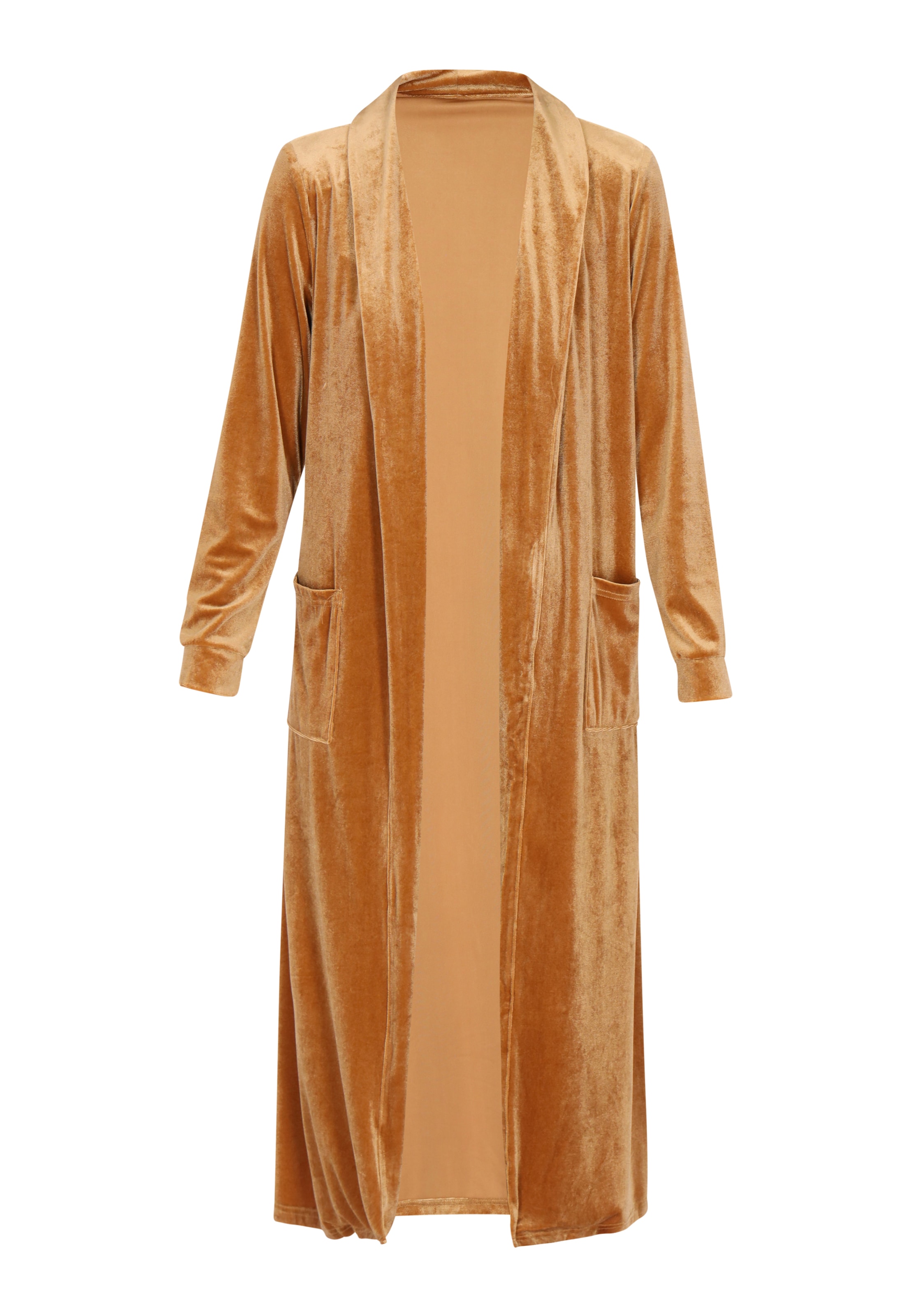 Geacă tricotată de la NAEMI pe maro: față