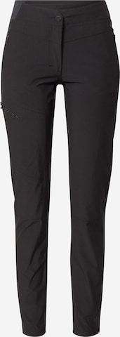 Maier Sports Outdoorové kalhoty – černá: přední strana