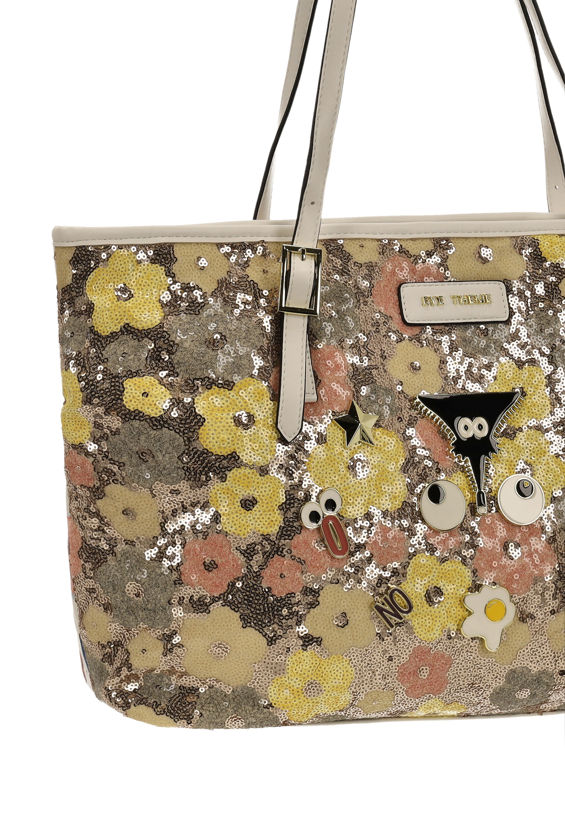 MYMO - Shopper 'Pop Eyetheme' em branco