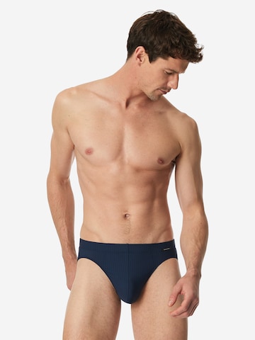 SCHIESSER Slip 'Pure Micro' in Blau