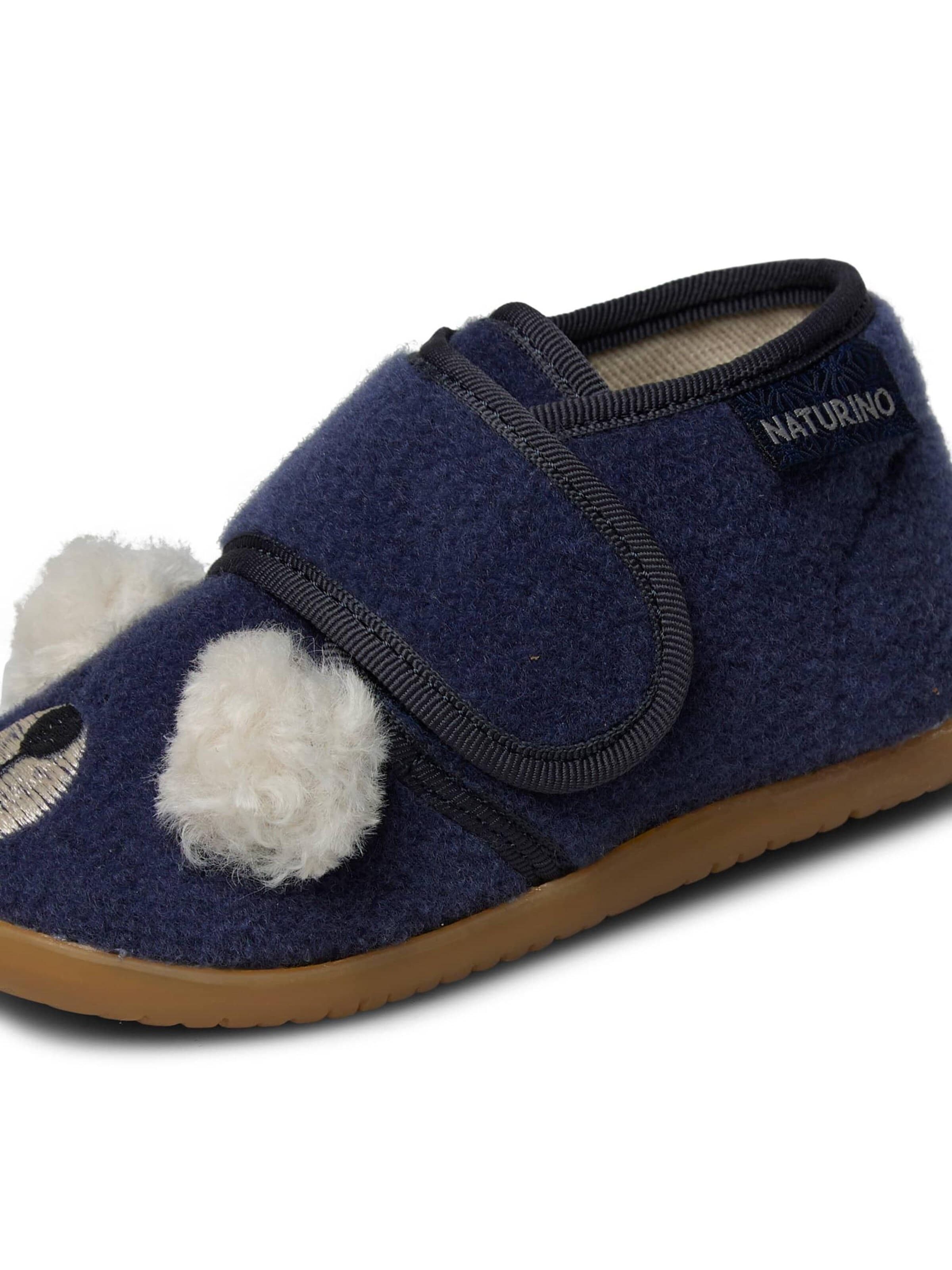 NATURINO Slippers 'BIDAIM' in Blue: front