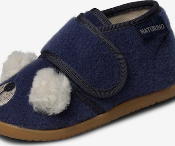 NATURINO Slipper 'BIDAIM' in Blue: front