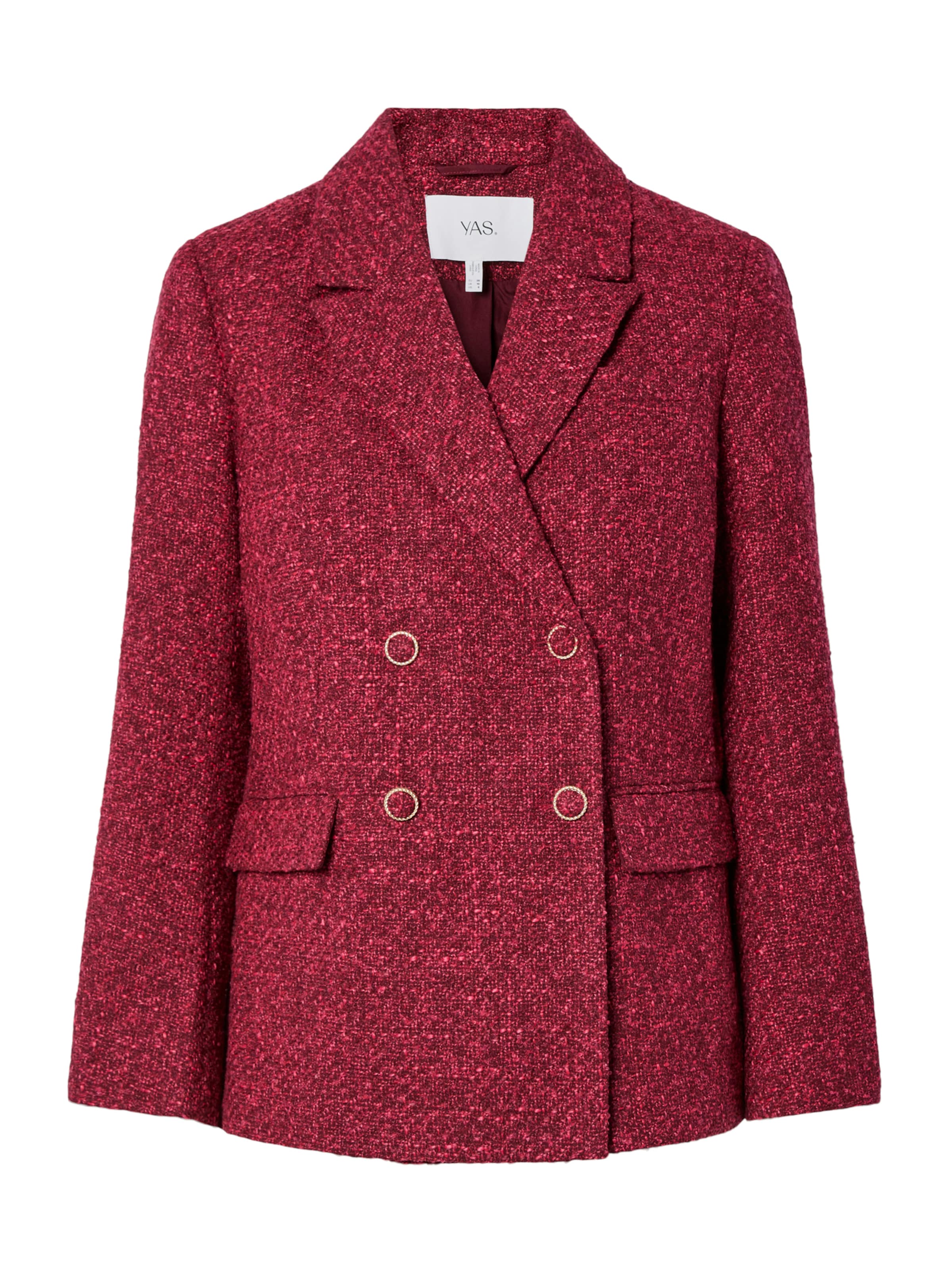 YAS Блейзър 'YASPETRA' в червено: отпред
