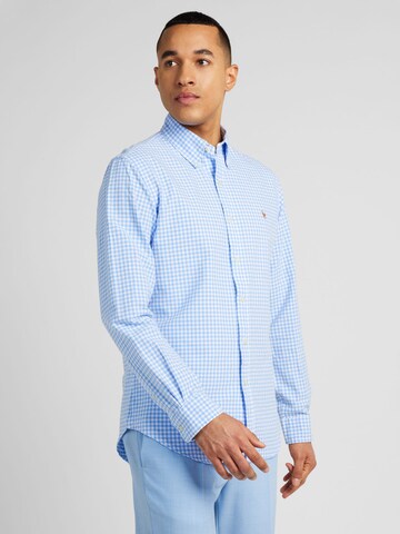 Polo Ralph Lauren Regular Fit Hemd in Blau: predná strana