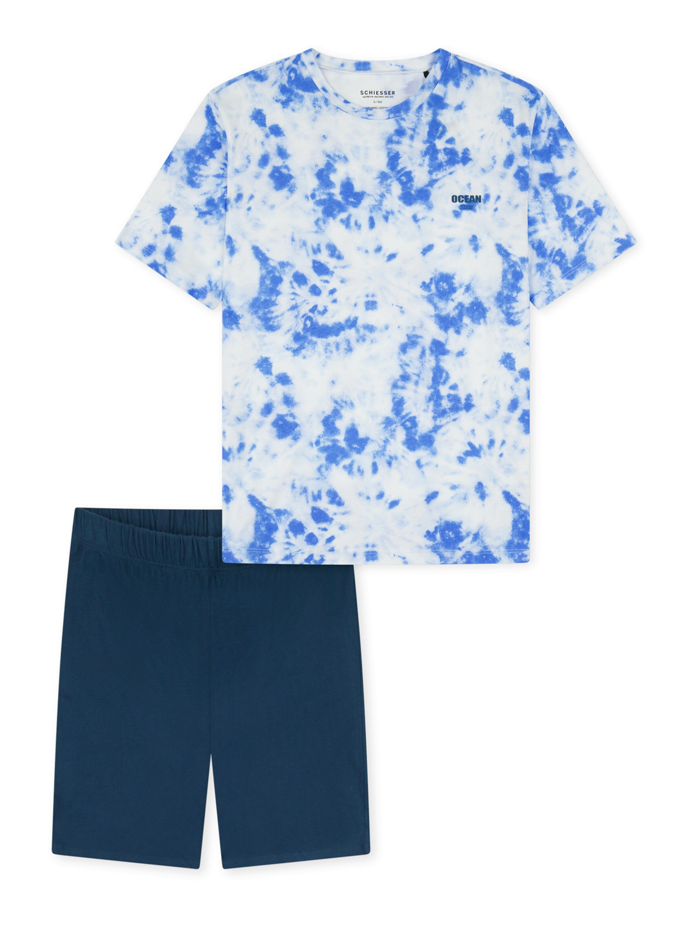 SCHIESSER Nachtkledij ' Nightwear ' in Blauw: voorkant