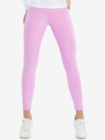 Skinny Pantalon de sport 'AEL112C' Winshape en rose : devant