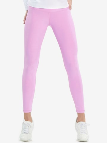 Winshape Skinny Športne hlače 'AEL112C' | roza barva: sprednja stran