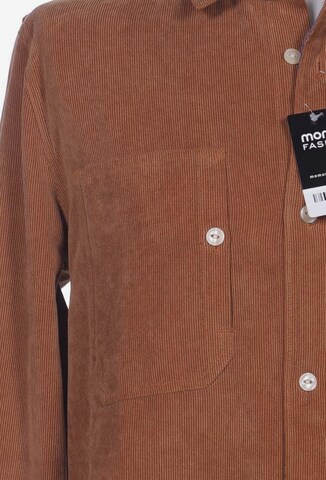 VANS Button Up Shirt in M in Brown