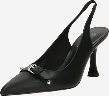 Monki Slingpumps in Zwart: voorkant