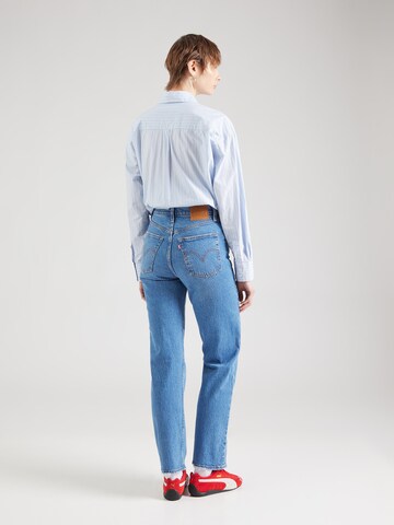 LEVI'S ®regular Traperice 'Ribcage Straight Ankle' - plava boja