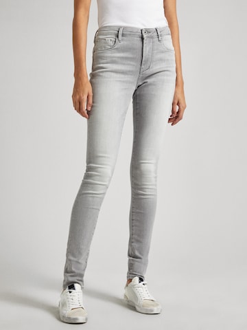Skinny Jeans de la Pepe Jeans pe gri: față