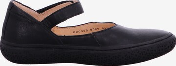 THINK! Ballet Flats with Strap in Black