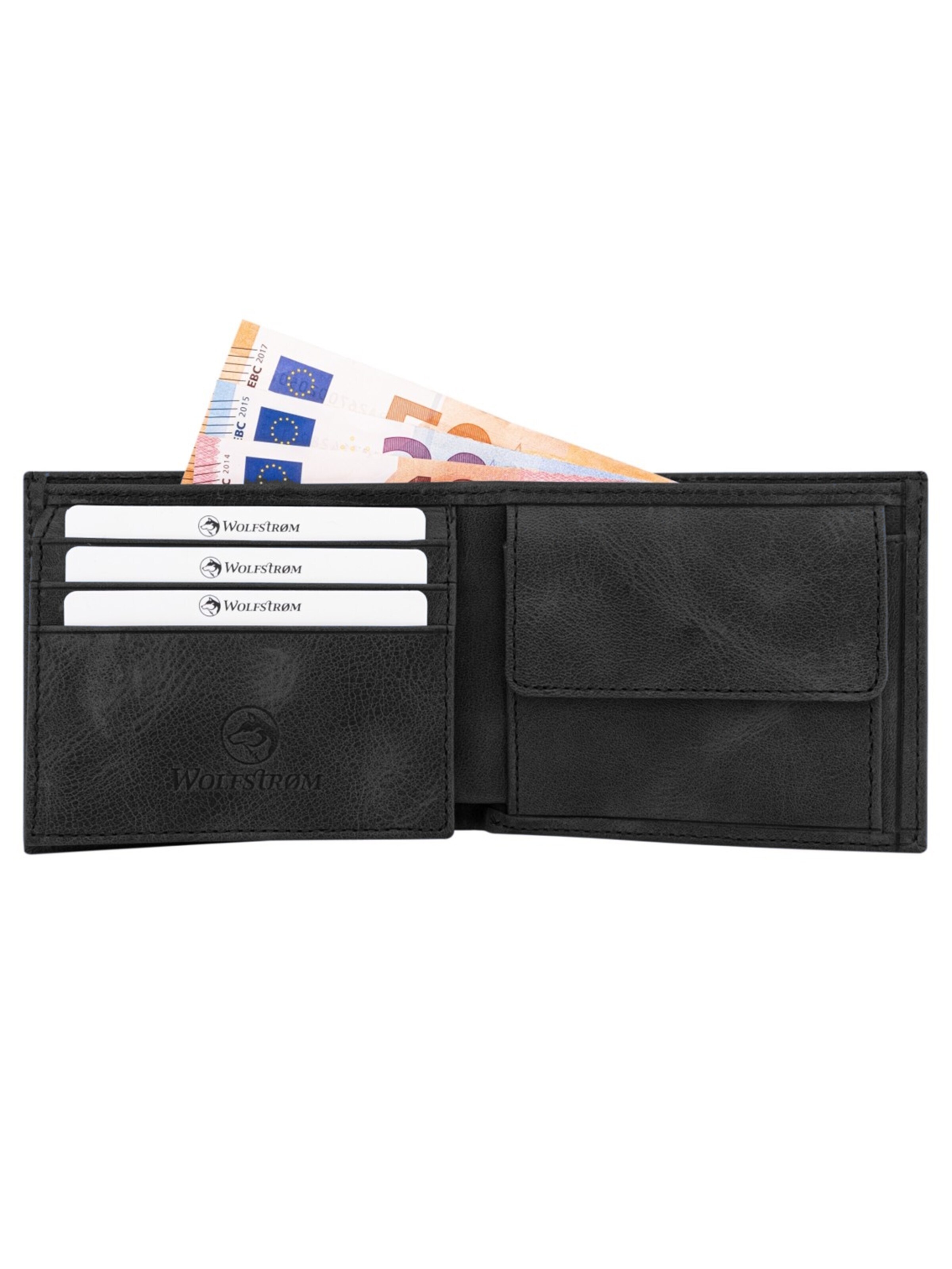Wolfstrøm Portemonnaie‌‌‌‌‌‌‌‌ in Schwarz