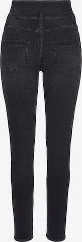 LASCANA Skinny Jeans in Schwarz