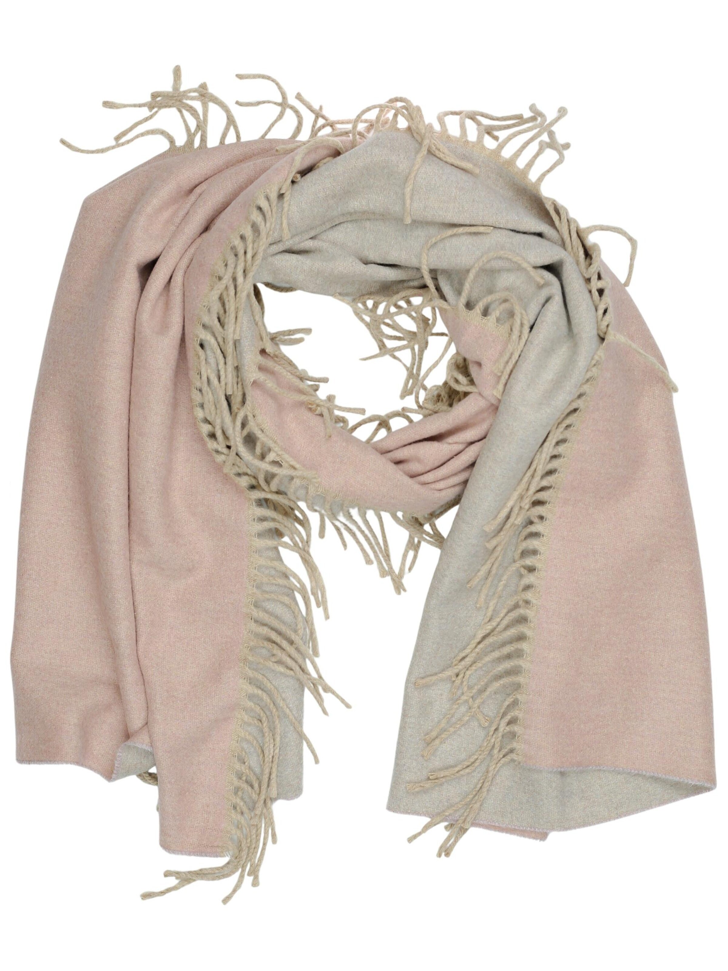 COLLEZIONE ALESSANDRO Scarf 'Wendeschal' in Pink: front