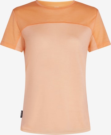 ICEBREAKERTehnička sportska majica 'Sphere III' - narančasta boja: prednji dio