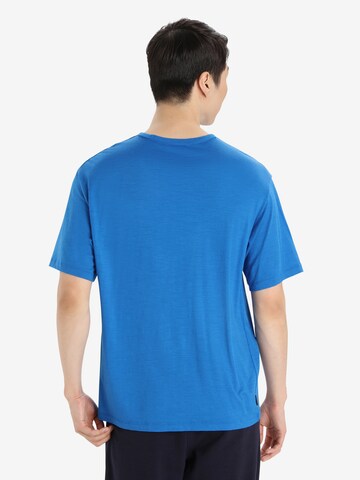 ICEBREAKER Functioneel shirt 'Granary' in Blauw