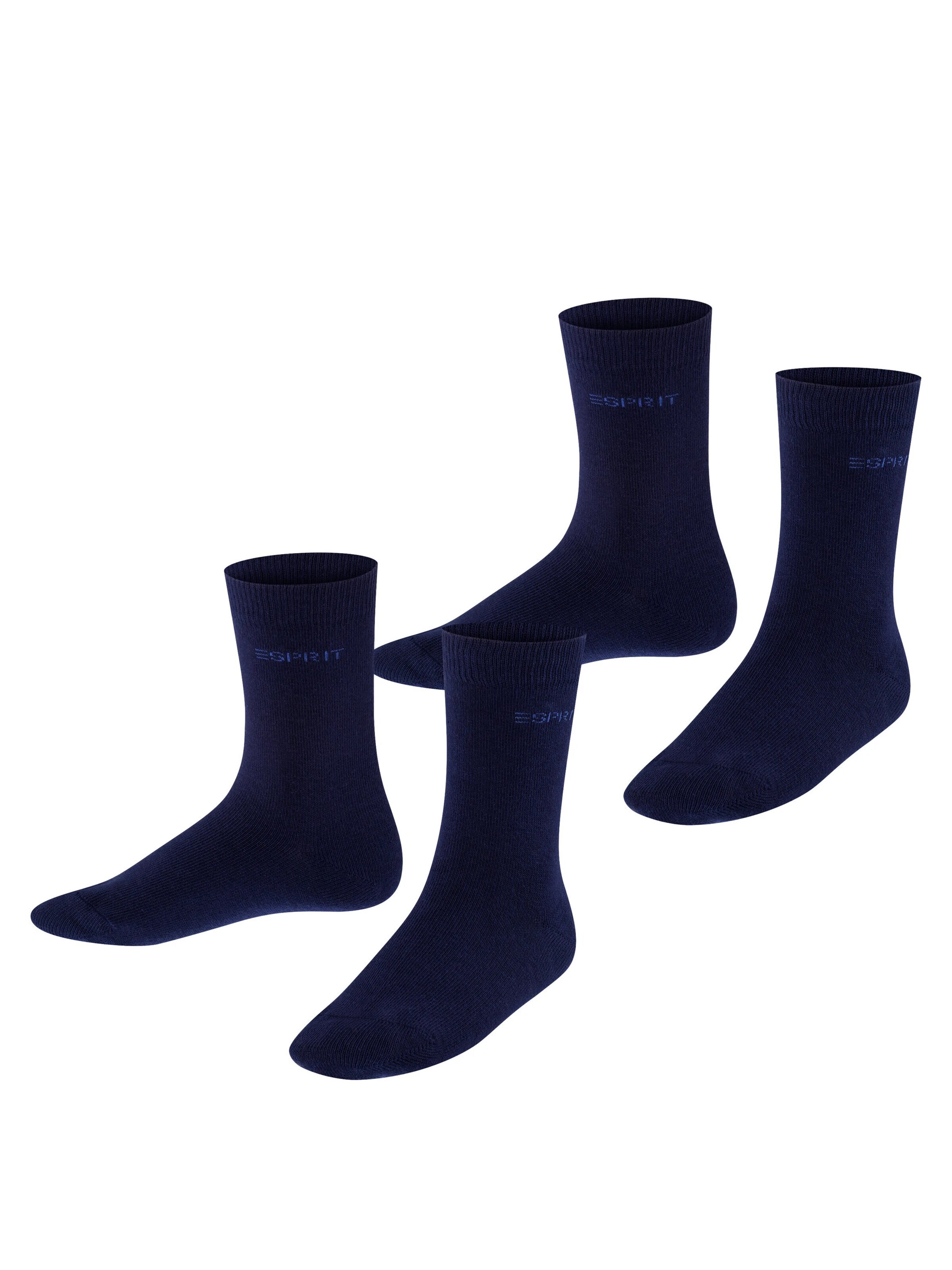 ESPRIT Socken 'Foot Logo 2-Pack'‌‌‌‌ in Blau: Vorderseite