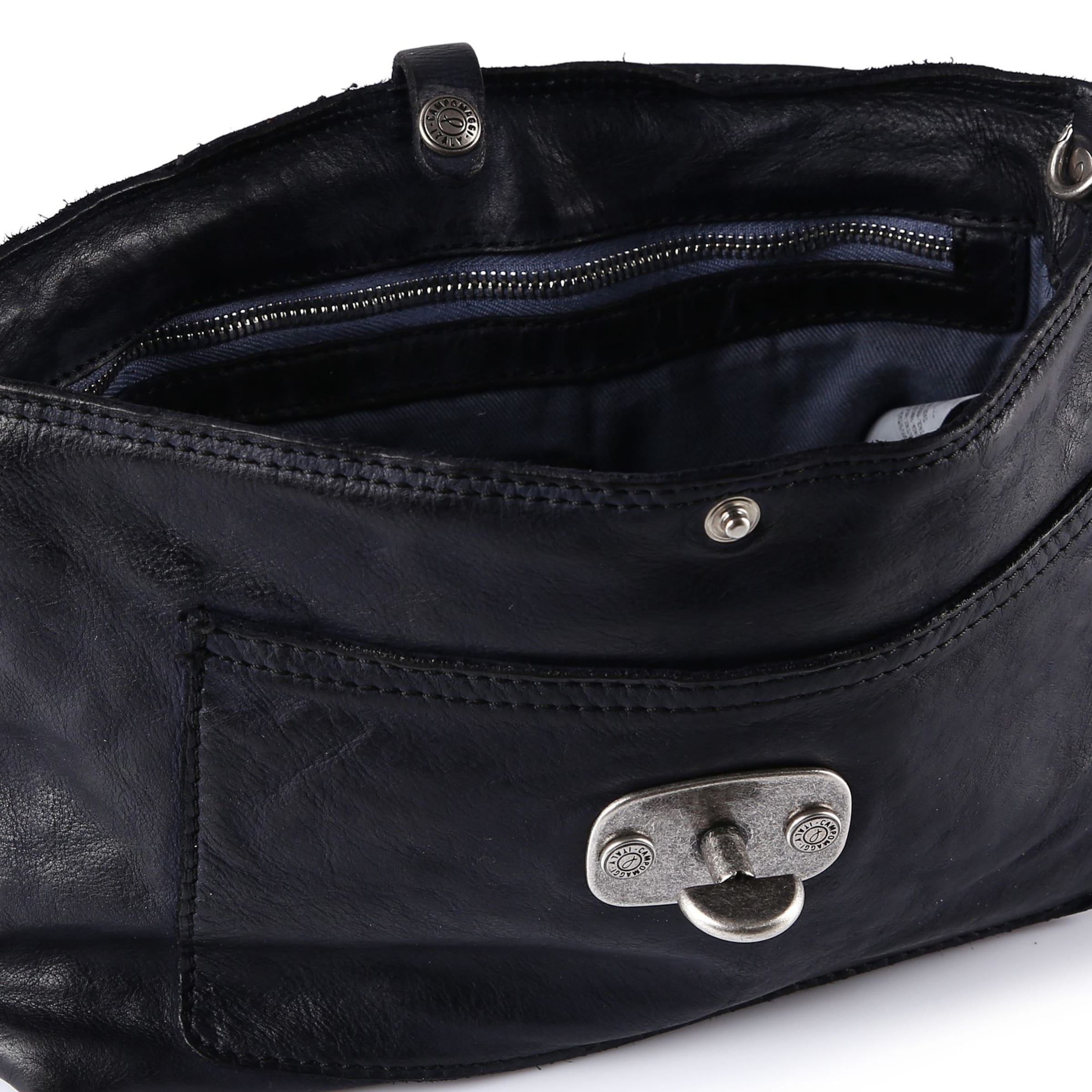 Campomaggi Schoudertas 'Orchidea' in Zwart