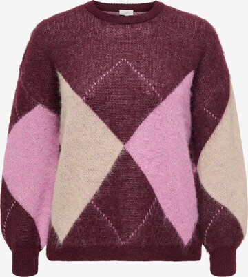 Pull-over 'CARNOEME' ONLY Carmakoma en violet : devant