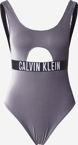 Calvin Klein Swimwear Bustier Badedragt 'Intense Power' i sort: forside