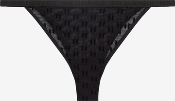 Slip di Karl Lagerfeld in nero: frontale