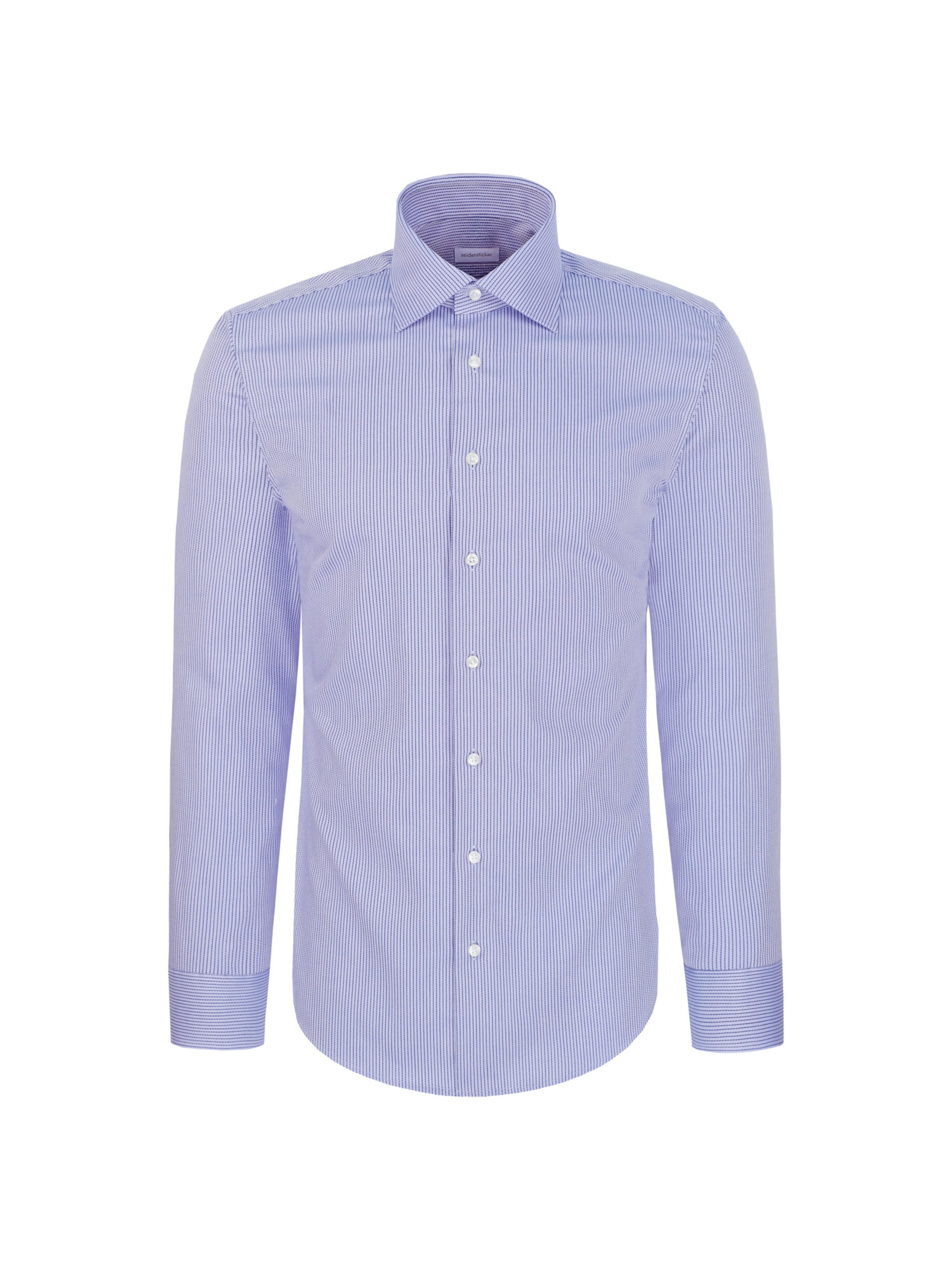 Coupe regular Chemise business SEIDENSTICKER en bleu : devant