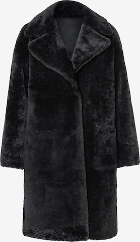 Werner Christ Winter Coat in Black: front