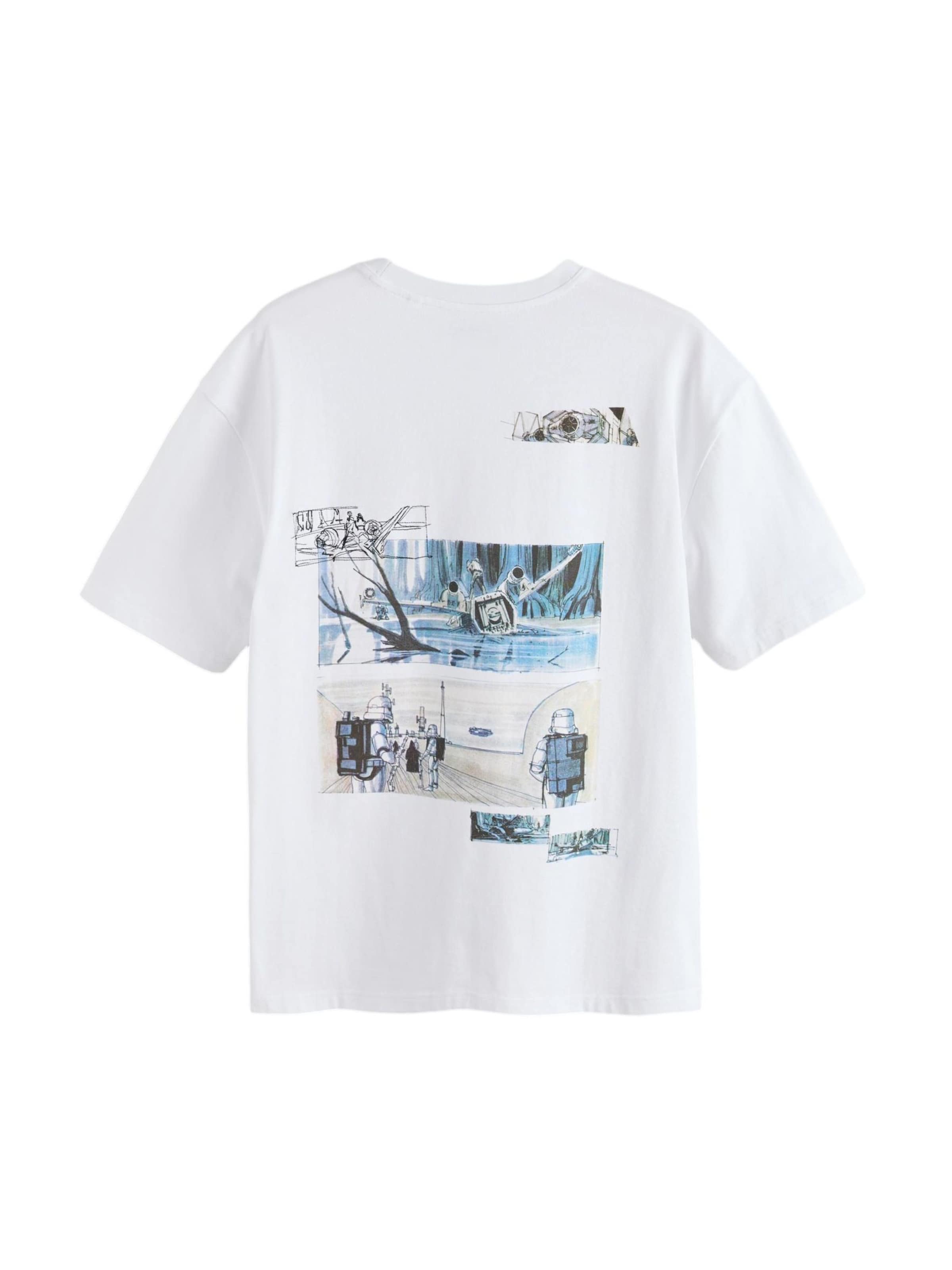 T-Shirt Next en blanc