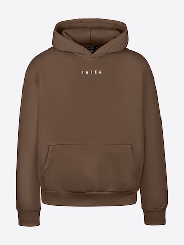 TATES Sweatshirt 'Original' in Braun: Vorderseite