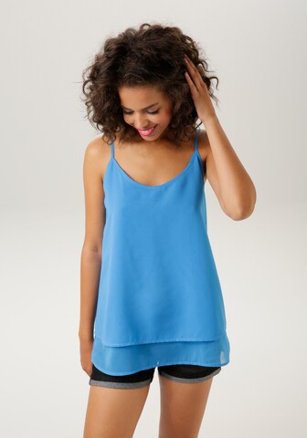 Aniston CASUAL Top in Blue: front