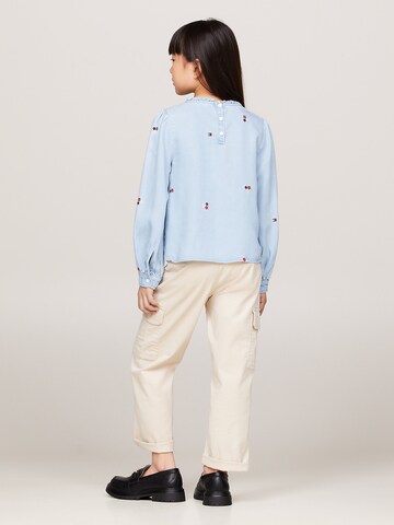TOMMY HILFIGER Bluse in Blau