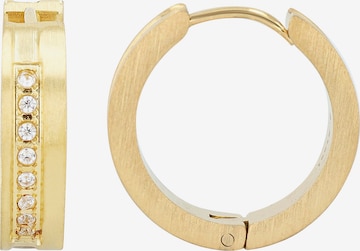 Akzent Ohrringe 'Emmalyn, silberfarbig, langlebig' in Gold: Vorderseite