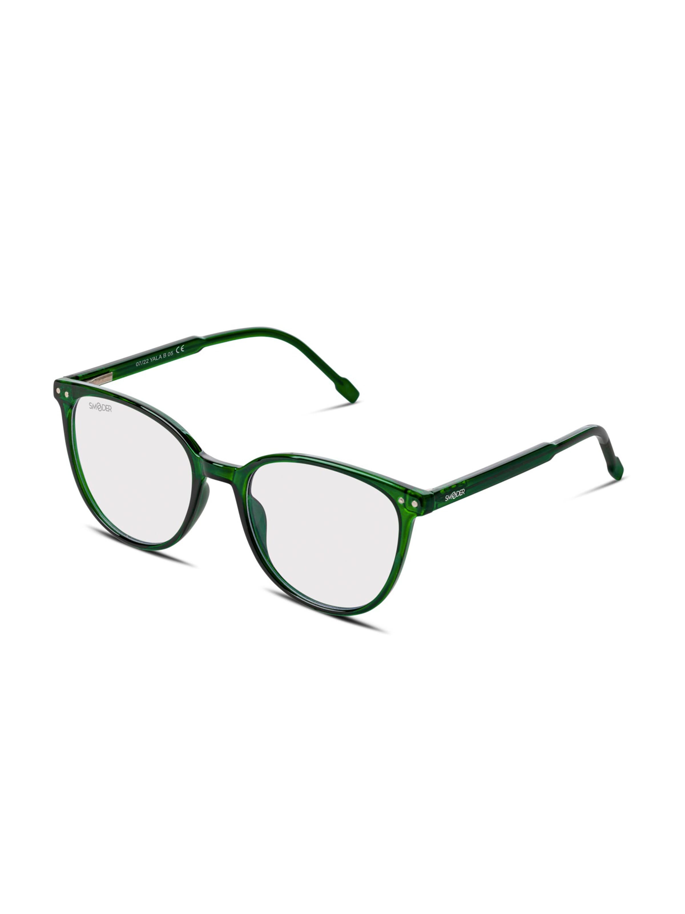 Smooder Glasses 'Yala Blue Light' in Green: front