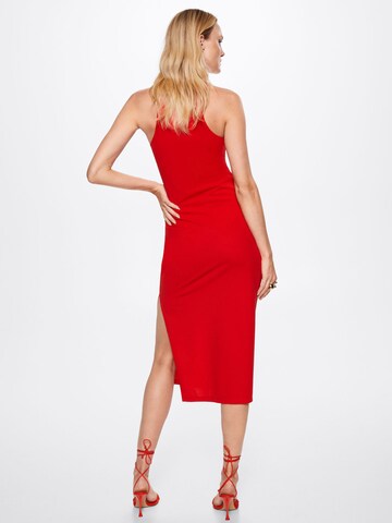 MANGO Koktejlové šaty 'SPRIO 2' – červená