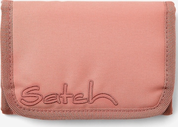 Satch Wallet in Pink: front