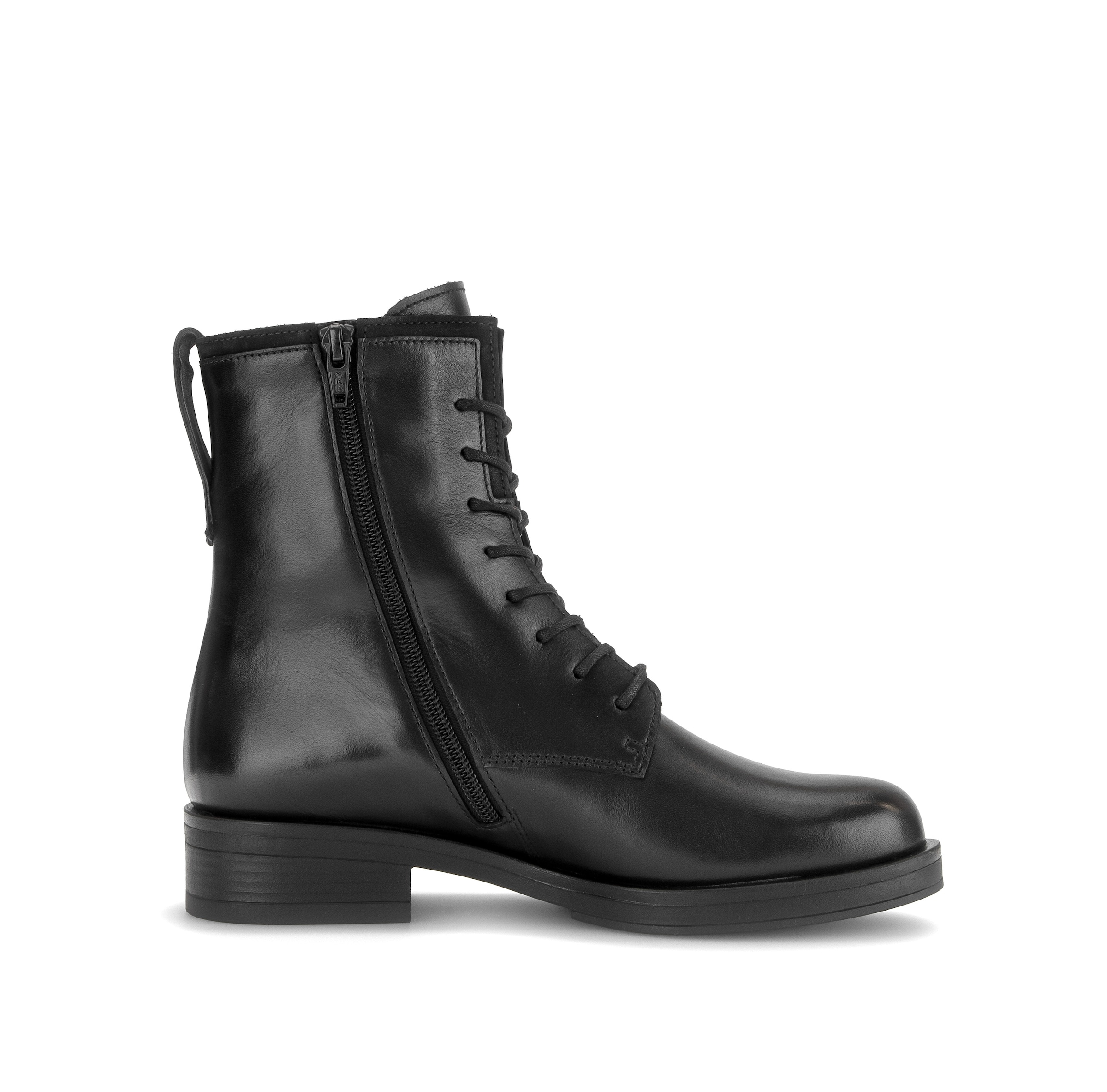 GABOR Schnürstiefelette in Schwarz
