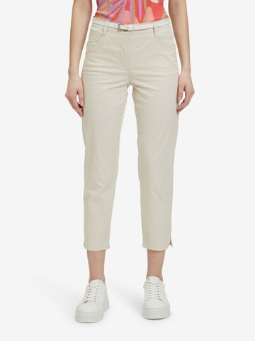 Betty Barclay Slimfit Jeans in Beige: voorkant