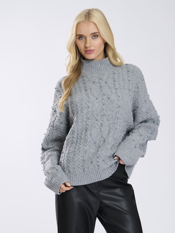 Finding Friday Trui in Grijs: voorkant