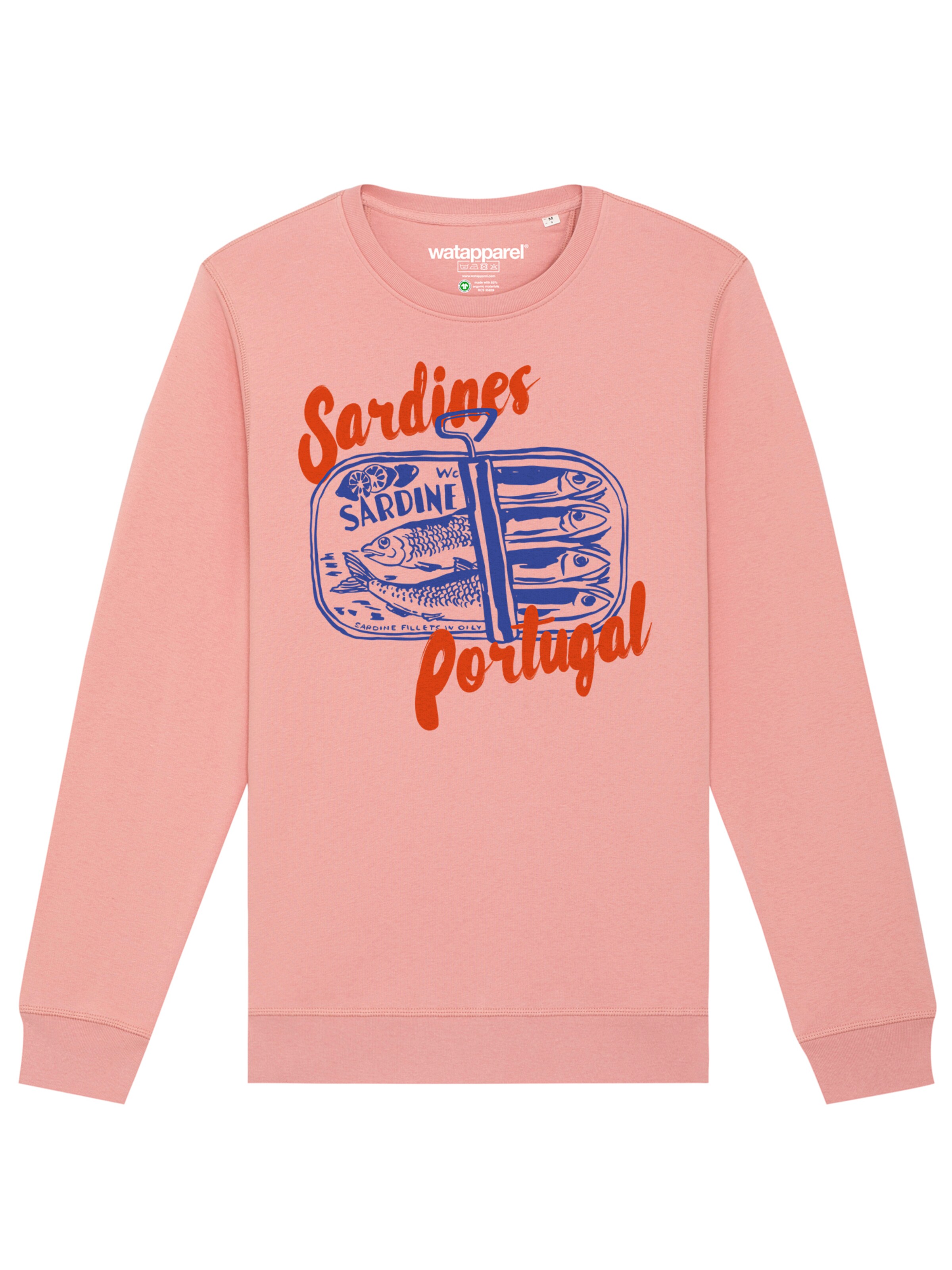 Watapparel Sweatshirt 'Sa' in Pink: front