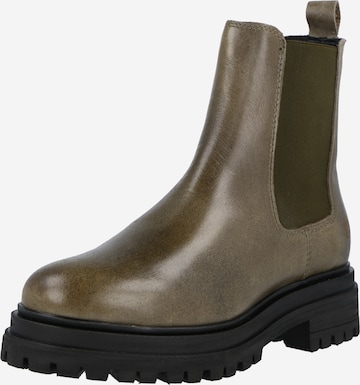 Apple of Eden Chelsea boots 'Ladina 49' in Groen: voorkant