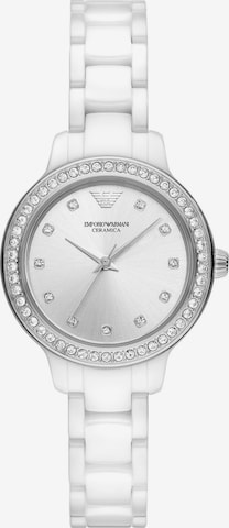 Emporio Armani Analog Watch in Silver: front