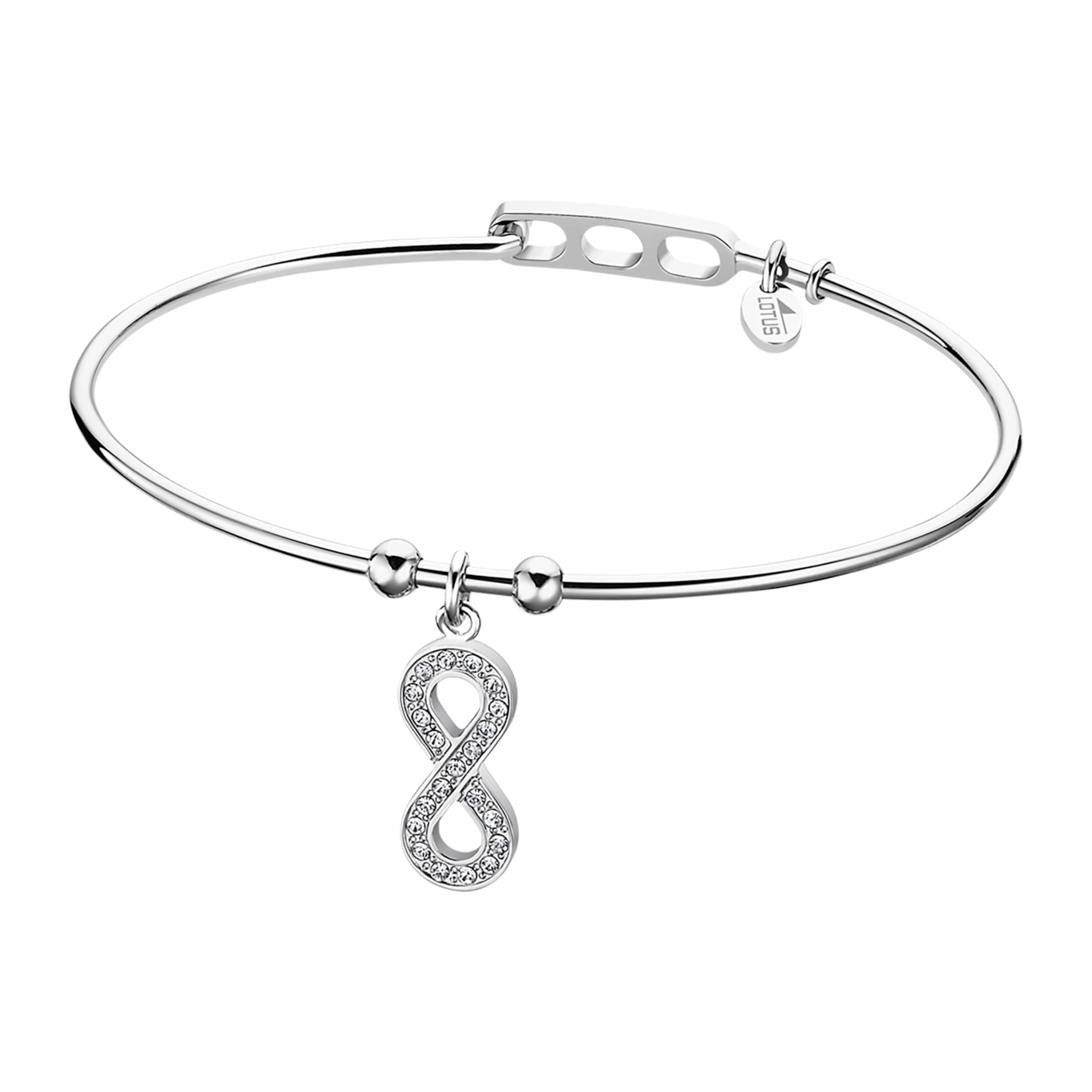 Lotus Armband in Silber: Vorderseite
