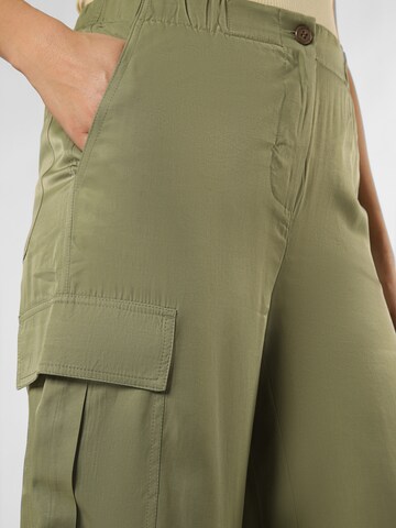 Wide Leg Pantalon cargo Marie Lund en vert