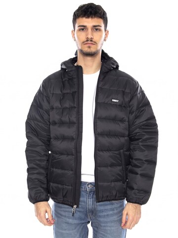Giacca invernale 'Terra Jacket Black -- Black Men's Jacket' di Obey in nero: frontale