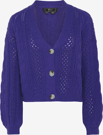 Cardigan faina en bleu : devant