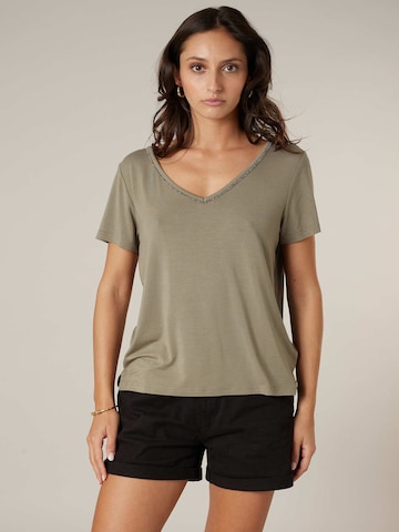T-shirt 'Casa' Deeluxe en vert : devant