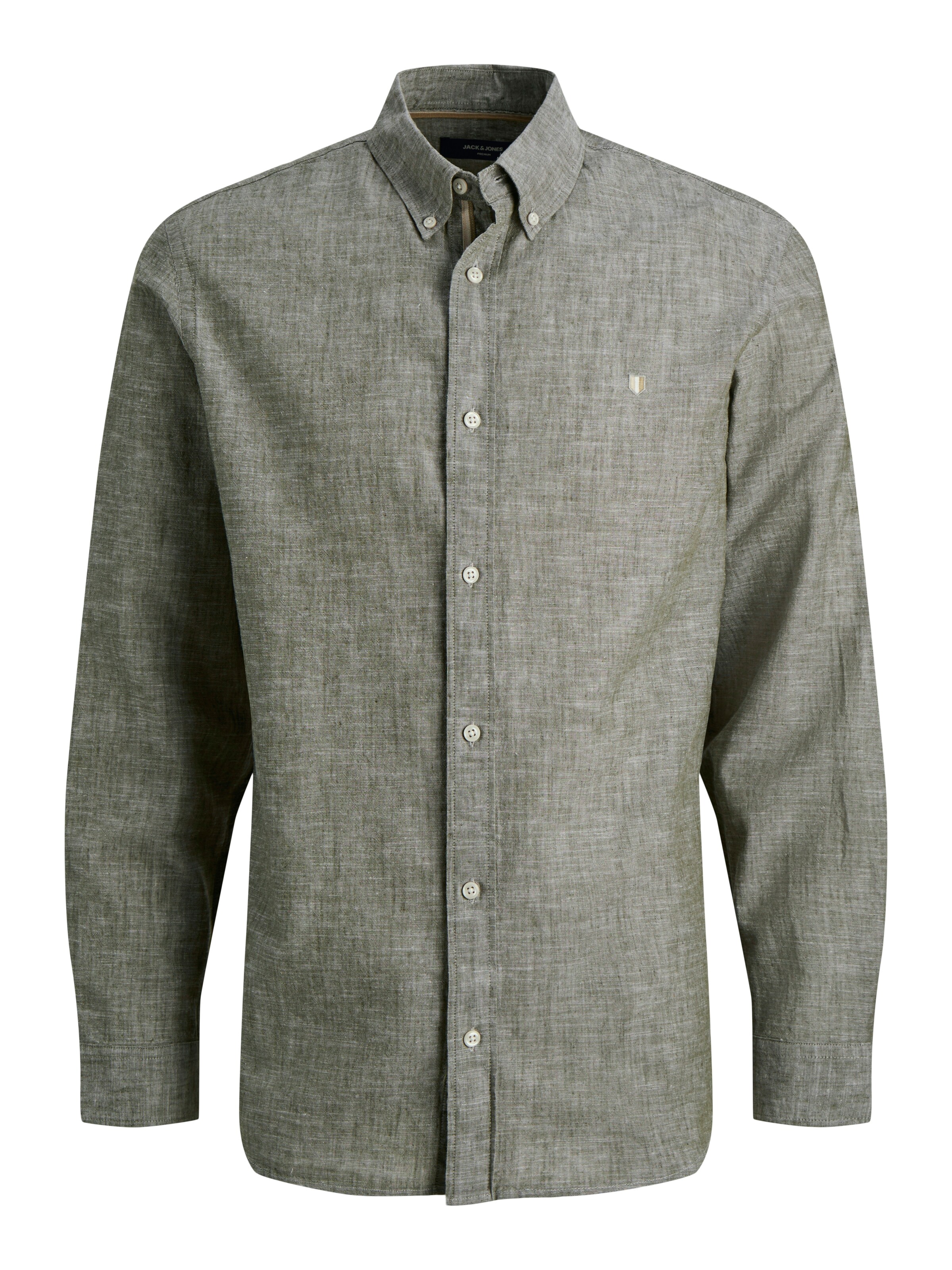 JACK & JONES Business Shirt in 36 in Beige / Grey, Item view