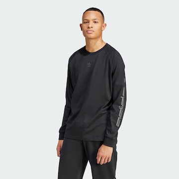 ADIDAS ORIGINALS Shirt in Black: front